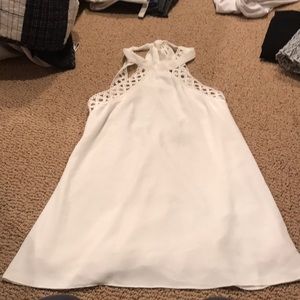 Lulus white dress fully lined size xs